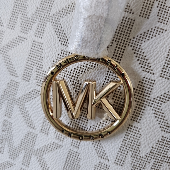 ✨️NWT Michael Kors Large Caramel Monogram LogoTote Bag - Picture 6 of 8